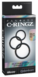 Fantasy C-Ringz- 3 Silikonowe Pierścienie Na Penisa I Jądra