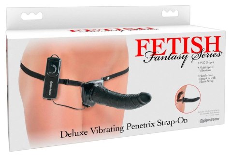 Fetish Fantasy Series - Wibrator Strap-On Do Podwójnej Penetracji Czarny