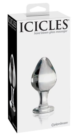 Icicles - Ekskluzywny Szklany Korek Idealny Do Masażu