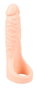 Realistixxx - Pierścień Na Penisa Z Naturalnym Dildo 18 Cm