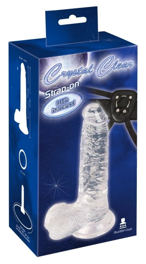 Crystal - Realistyczne Dildo Strap-On 20cm