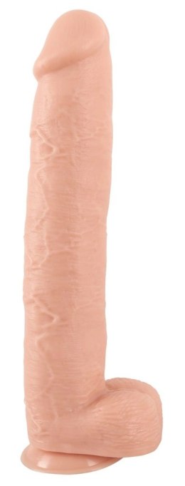 Realistixxx - Xxxl Naturalne Dildo Z Żyłami Żołędziem I Jądrami 42cm