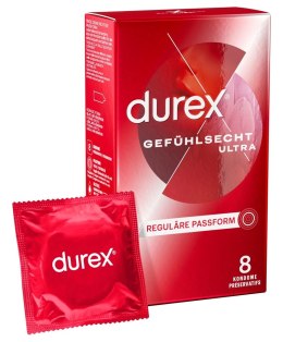 Durex - Prezerwatywy Lateksowe 20% Cieńsze Gefühlsecht Ultra 8 szt