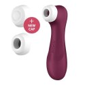 Satisfyer - Pro 2 Stymulator Z Aplikacją I Wymiennymi Końcówkami Czerwony