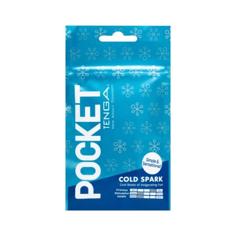 Tenga - Kieszonkowy Jednorazowy Masturbator Pocket Cold Spark