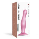 Dildo - Strap-On-Me Dildo Plug Curvy Metallic Sugar Pink L