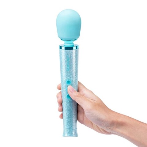 Masażer - Le Wand Petite All That Glimmers Massager Blue