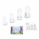 Zestaw szklanych plugów analnych - B-Vibe Anal Dilators Set