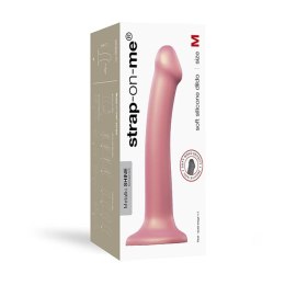 Dildo - Strap-On-Me Mono Density Dildo Metallic Shine Old Rose