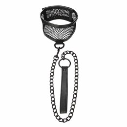 Obroża i smycz - S&M Fishnet Collar & Leash