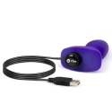 Zdalnie sterowany plug analny - B-Vibe Rimming Petite Purple