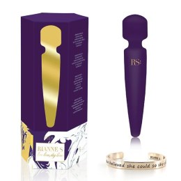 Masażer - RS Essentials Bella Mini Body Wand Deep Purple