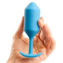 Plug analny - B-Vibe Snug Plug 3 Teal