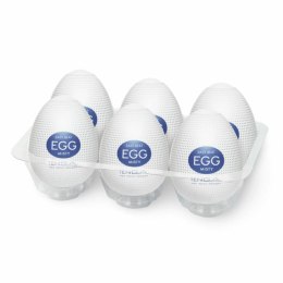 Zestaw sześciu masturbatorów - Tenga Egg Misty