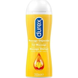 Lubrykant i żel do masażu - Durex Massage Lubricant Ylang Ylang 200 ml