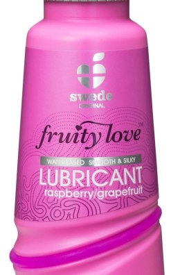 Owocowy środek nawilżający - Swede Fruity Love Lubricant Rasp/Grapefr 100 ml Malina Grejfrut