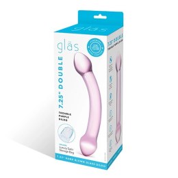 Szklane dildo - Glas Double Trouble Purple