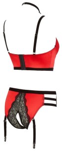 Shelf Bra Set red 85C/L