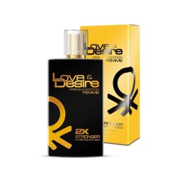 SHS Love Desire Damskie Gold 100 ml - Mocne Feromony Damskie Przyciągające Mężczyzn 100 ml