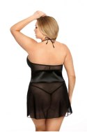 Stefi black chemise XXL+ ( czarna halka )