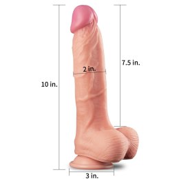 Giętki realistyczny żylasty penis silikonowe dildo