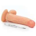 Zestaw majtki strap-on z wibrującym dildo 21,5cm