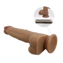 PRETTY LOVE - Jonathan 8,3'' Light Brown, 3 vibration functions Thrusting Wireless remote control