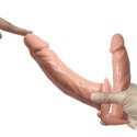 BAILE -STRAP ON DOUBLE DILDOS, 7.1''+5.9''