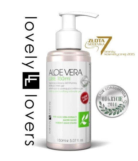 Lovely Lovers - ALOE VERA Lube Kojąco-Łagodzący Żel Intymny Na Bazie Wody 150ml Lovely Lovers