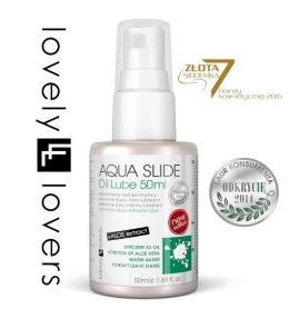 Lovely Lovers - AQUA SLIDE Oil Lube Olejek Intymny Na Bazie Wody Z Dodatkiem Aloesu 50ml Lovely Lovers