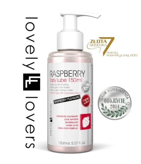 Lovely Lovers - Smakowity Orgazmowy Żel Oralny O Aromacie Maliny Z Efektem Subtelnego Ciepła 150ml Lovely Lovers