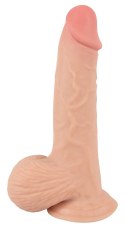 Realistyczny żylasty penis z przyssawką 19 cm