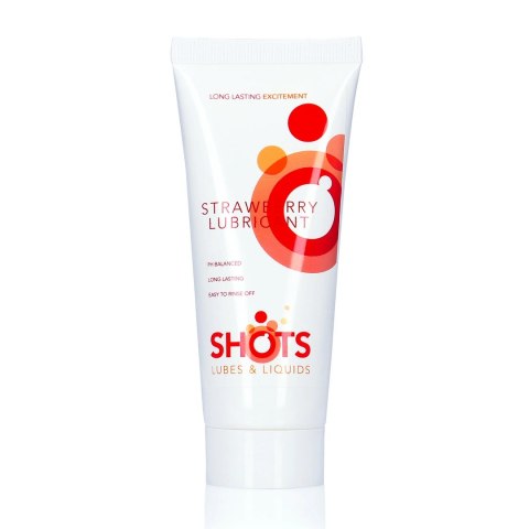 Lubrykant o smaku truskawki 100 ml Shots Lubes Liquids by Shots