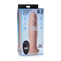 Nadmuchiwane i wibrujące silikonowe dildo - 7 / 18 cm XR Brands