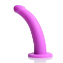 Silikonowe dildo G-Spot z uprzężą XR Brands