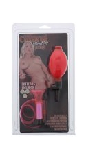 Pompka-clitoral vibrating pump - clear hot pink