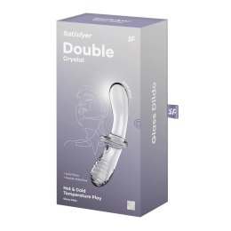 Satisfyer - Szklane dildo Double