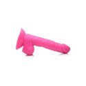 XR Brands - Realistyczne dildo z jądrami POP - 16,5 cm