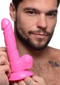 XR Brands - Realistyczne dildo z jądrami POP - 16,5 cm