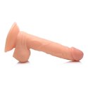 XR Brands - Realistyczne dildo z jądrami POP - 16,5 cm