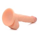 XR Brands - Realistyczne dildo z jądrami POP - 16,5 cm