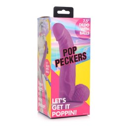 XR Brands - Realistyczne dildo z jądrami POP - 19 cm