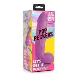 XR Brands - Realistyczne dildo z jądrami POP - 21 cm