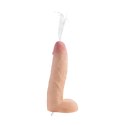 XR Brands - Realistyczne, podwójne dildo tryskające - 25,5 cm