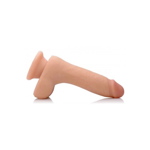 XR Brands - Dildo o podwójnej gęstości - 18 cm