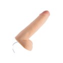 XR Brands - Realistyczne, podwójne dildo tryskające - 20,5 cm