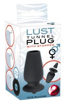 Korek analny otwarta zatyczka plug tunel sex 10cm