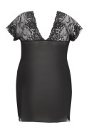 Marina black chemise XXL+ ( czarna halka )