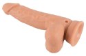 Wibrator penis przyssawka rotacja 21cm 10 trybów