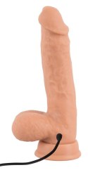 Wibrator penis przyssawka rotacja 21cm 10 trybów